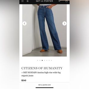 Citizens of Humanity Annina High Rise Wide Leg 33"